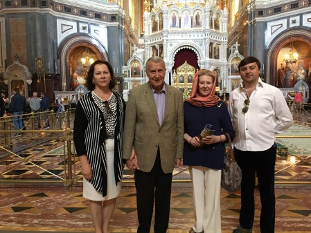 Княгиня Доррит Романова в Москве посетила могилу князя Николая Николаевича-младшего